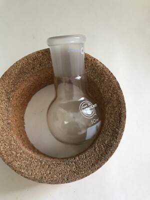 50ML Quickfit Glaskolben FR50/3S Kurzhals 24/29 Fassung