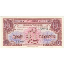 [#191697] Banknote, Great Britain, 1 Pound, undated 1956, KM:M29, UNC(65-70)