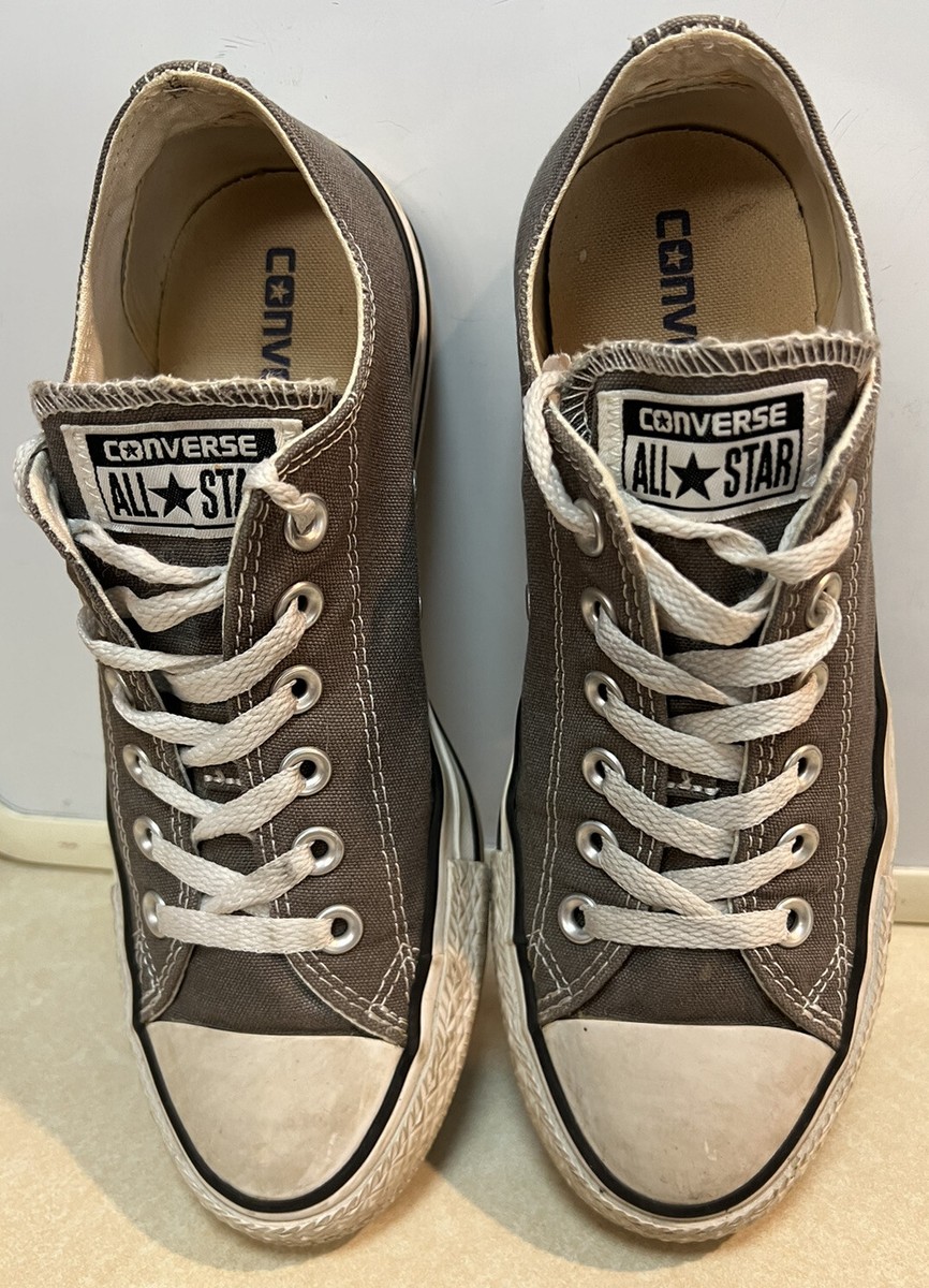 Converse Chuck Taylor All Star OX Sneakers Gray 8(W) 6(M) #1J794