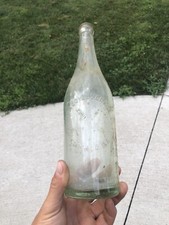 chicago beverage co qt soda bottle ill illinois