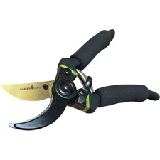 Garden Guru Soft Grip Garden Clippers, Pruning Shears, Hardened Titanium Blades