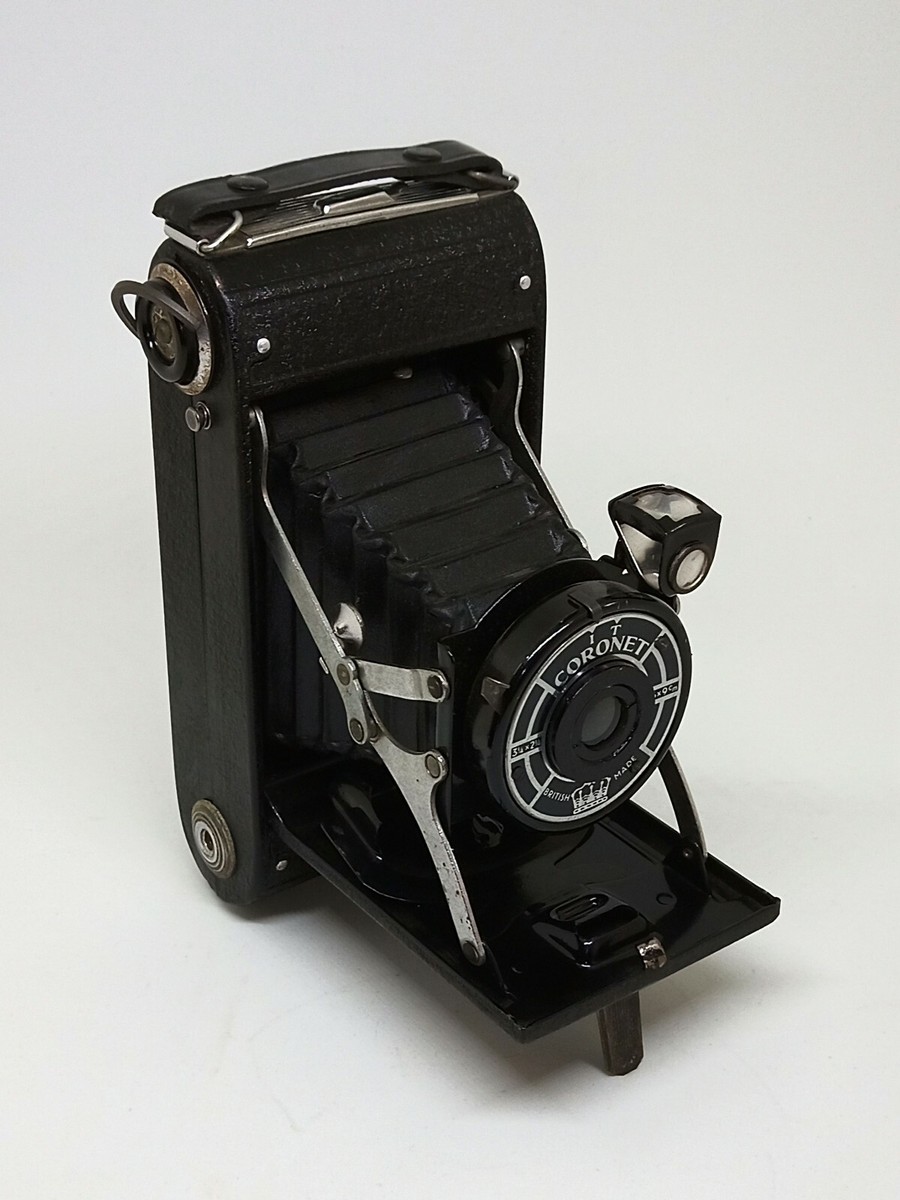Appareil Photo Coronet 6x9 – À Soufflet, Format 120, Vintage Français