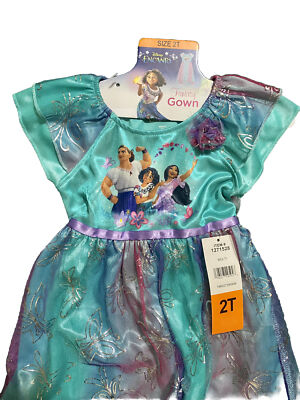   Encanto Kid Size 2T Costume Fantasy Gown Cosplay Halloween Girl Dress 2J