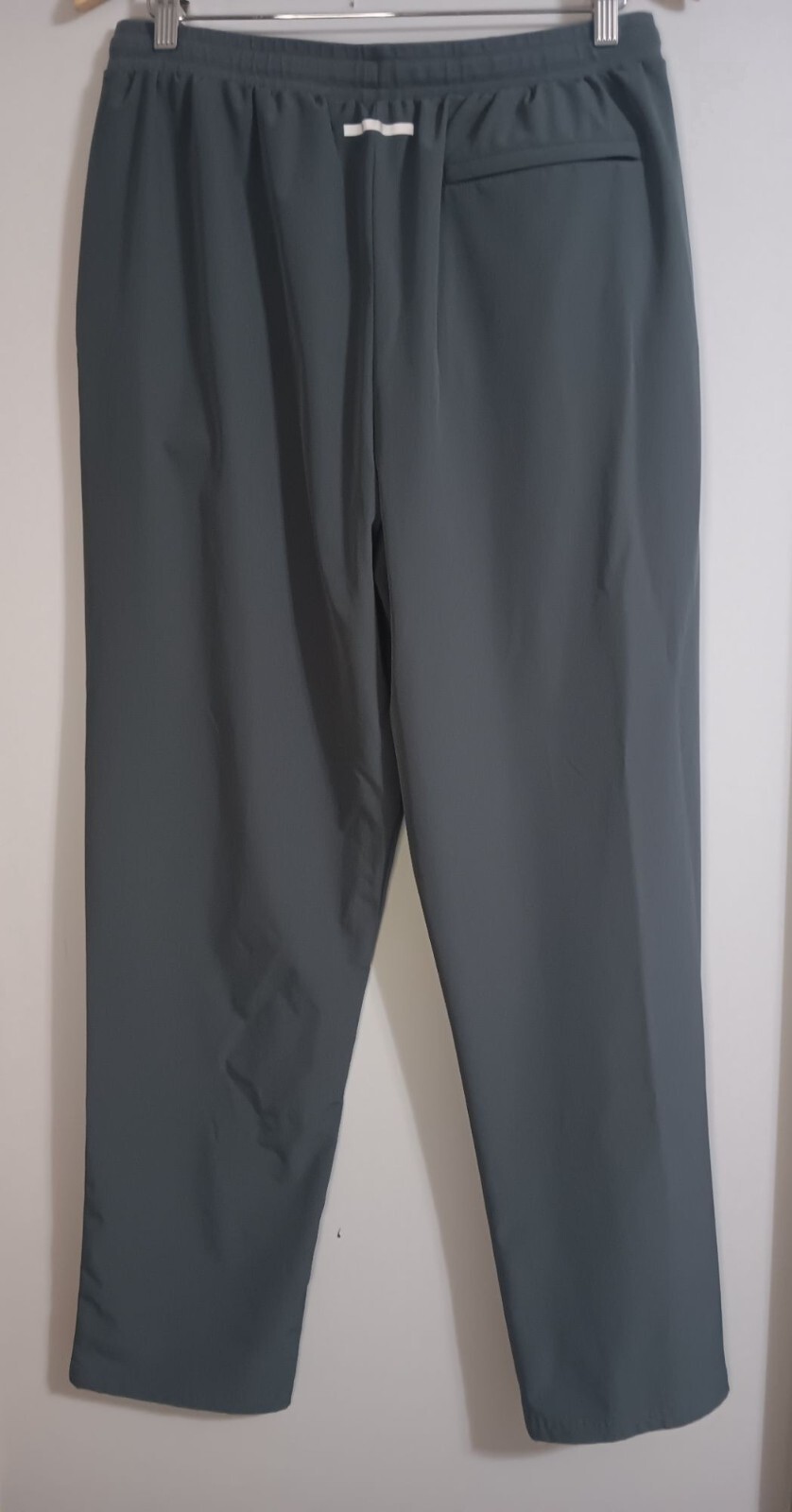 Zelos Large Grey Woven Athleisure Active Lounge Gym Comfort Errands Pullon Pants