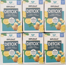 Herbal Infusion Tea DETOX Lemon Fennel Mint Ginger Selenium 120 Bags 6x 20 ALDI