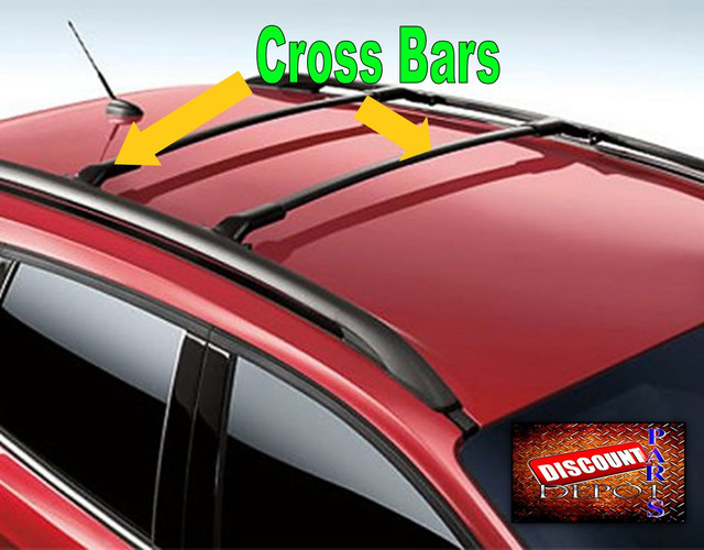 2013 2014 Escape Factory Genuine Black Roof Rack Cross Bar Set 2 New in