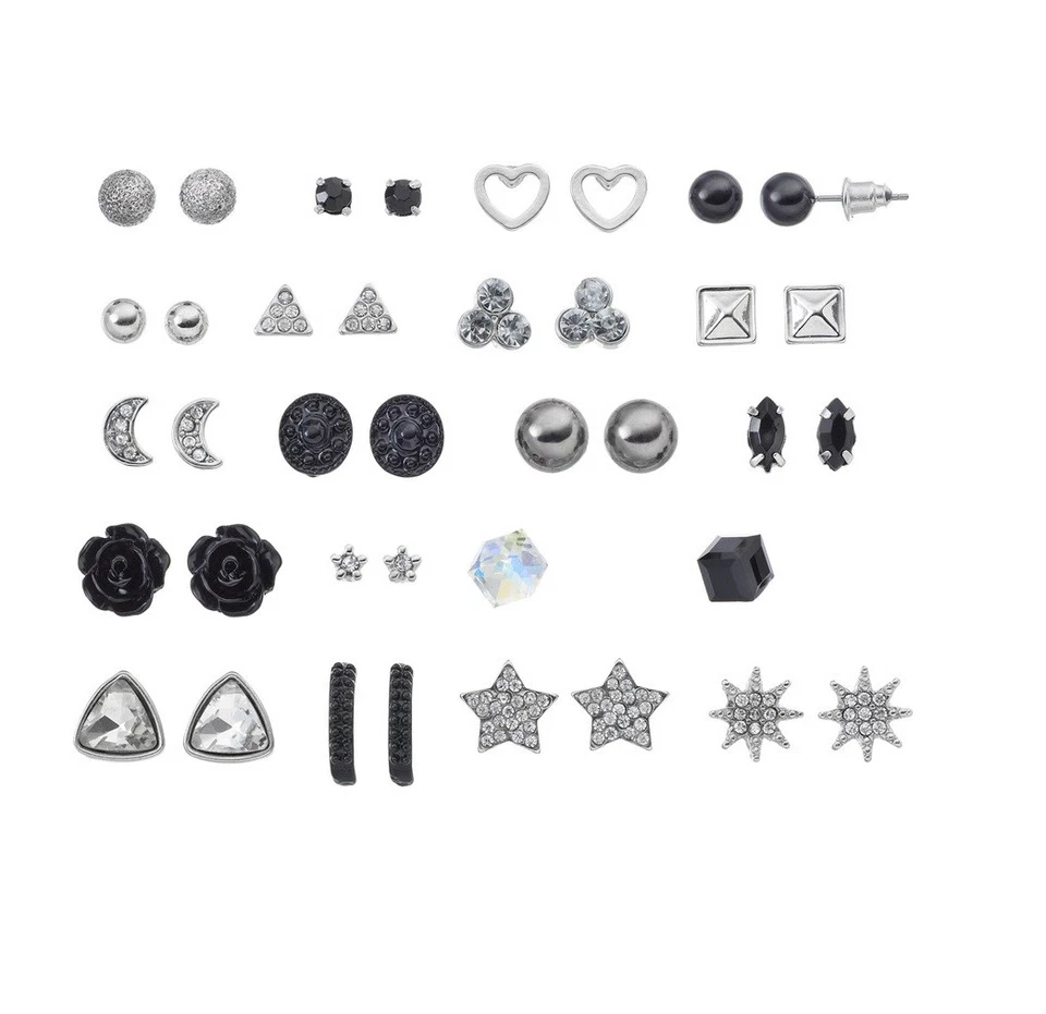 Mudd Beautiful 19! pairs of Earrings, Missing 2 Earrings, Brand New - Изображение 2 из 2