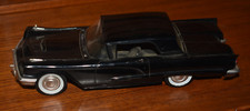 Vintage 1958 Ford Thunderbird Black AMT Friction Dealer Promo Model Toy Car