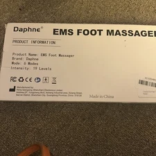 EMS Foot Massager Nooro Neuropathy Feet for Circulation and Pain Relief 6 modes