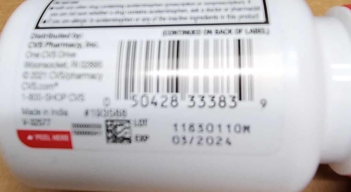 Lot of 2 bottled CVS 8HR Arthritis Pain Relief 650mg 200 tablets. Exp