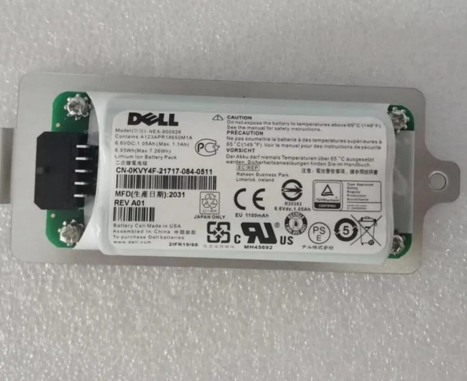 1PC New Dell 10DXV 0KVY4F 0FK6YW PS4210 PS6210 PS6610 Smart Battery 010DXV - Image 3 of 3