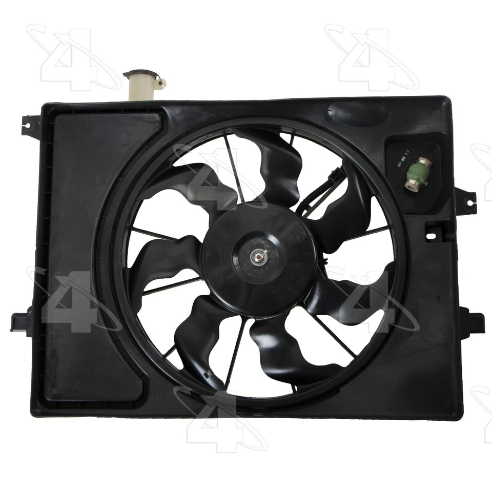 For 2014-2016 Hyundai Elantra Engine Cooling Fan Assembly 4 Seasons 2015 - Image 4 of 4