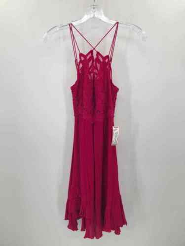 Pre-Owned FP One Pink Size Medium Short Sleeveless Dress