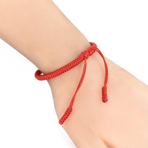 Tibetan Handmade Knots Adjustable Fortune Buddha Lucky Bracelet Buddhist Rope - Picture 12 of 43