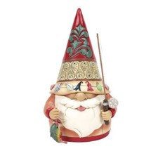 Jim Shore Heartwood Creek Fishing Gnome Holding Fish Figurine 6014402