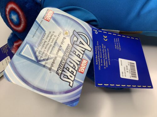 Build-A-Bear Captain America Plush Marvel Avengers 16 inch W/ Outfit *READ* - Picture 10 of 10