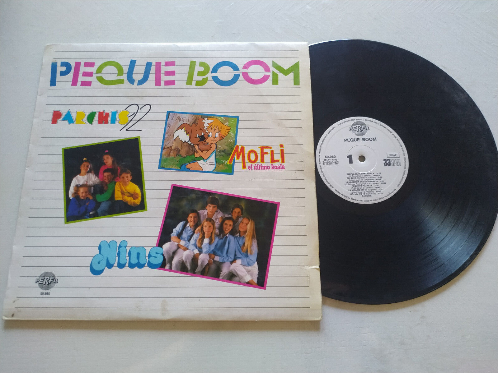 Peque Boom Parchis Nins Mofli Ultimo Koala 1988 - LP Vinilo 12