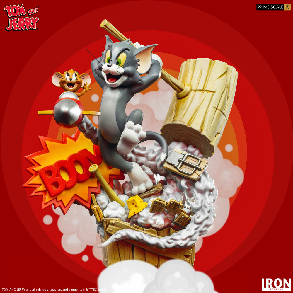 トムとジェリー 1/3スケールフィギュア アイアンスタジオ Iron Studios Tom and Jerry Prime Scale 1/3 Scale Statue