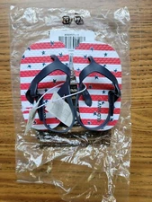 Old Navy American Flag Unisex Flip Flop for Baby Size 12 - 18M Brand New