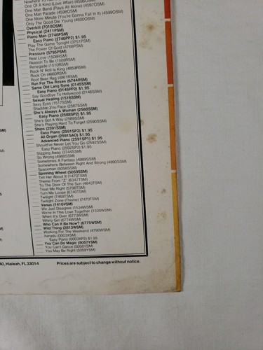Physische Noten Olivia Newton-John Kipner Shaddick MCA Records 1981 - Bild 10 von 10