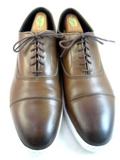 Allen Edmonds "PARK AVENUE" Oxford Dress Sneakers 11 D Bourbon 366N
