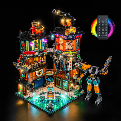 エルキギター LocoLee LED Light Kit for LEGO 71837 NINJAGO City Workshops