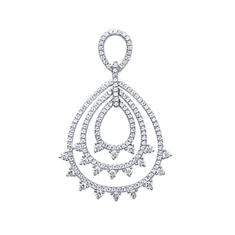 Pendentif ciselés oxydes zirco argent 925 rhodié garanti sans nickel anti-allergie