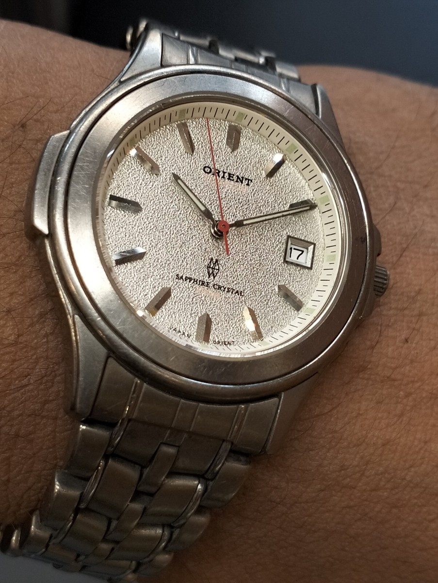 ORIENT ALL TITANIUM QUARTZ UN5Z-C0CA JAPAN MEN'S FULL WORKING ALL