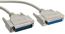 Serial cable DB25 DB25MM male-male 15' 15ft feet