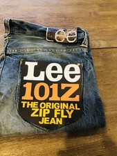 Lee 101B THE ORIGINAL  ZIP FLY  JEANS  Style  L950GRQB W32 L 32  395