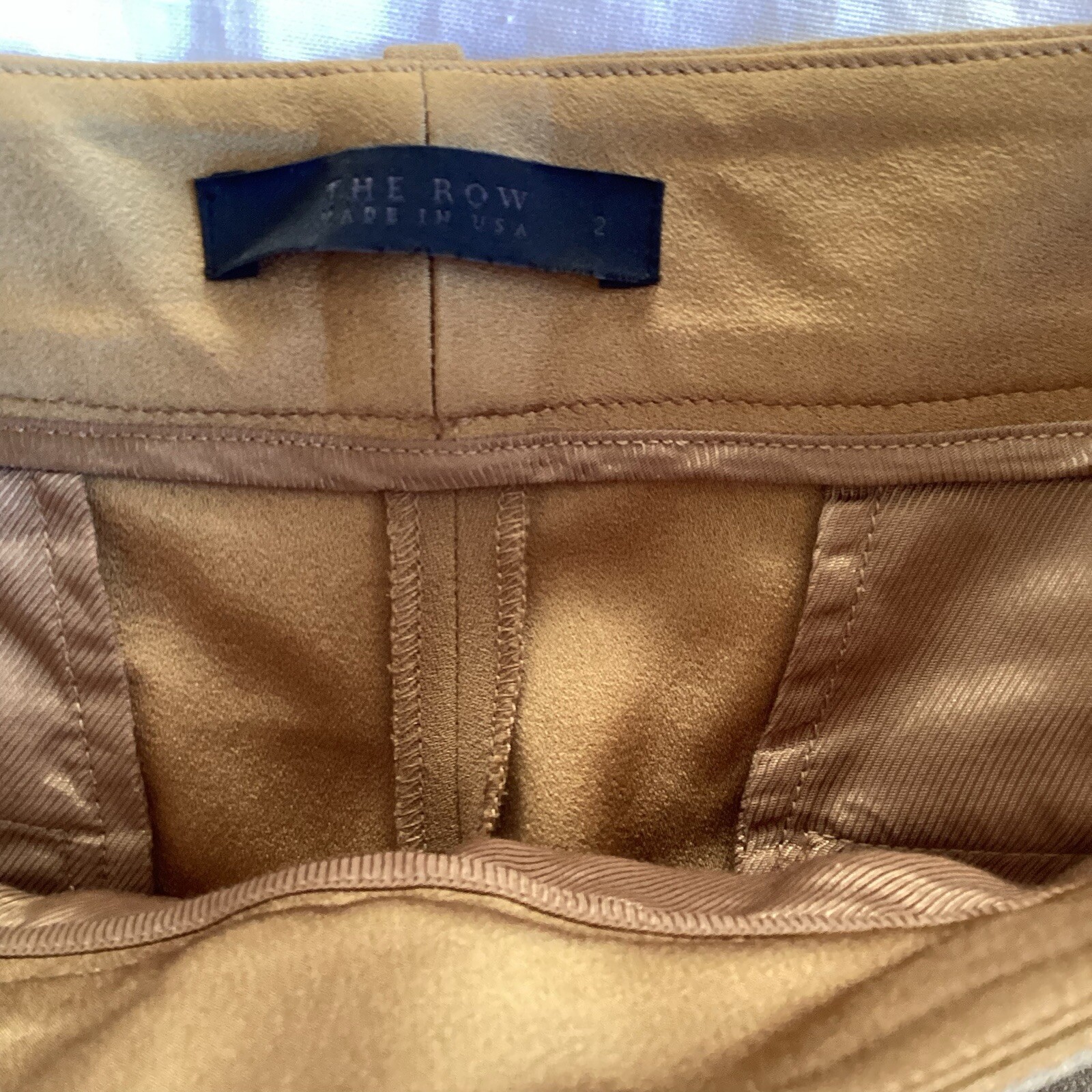 FILA Pantaloni The Row marrone moka gamba dritta taglia 2