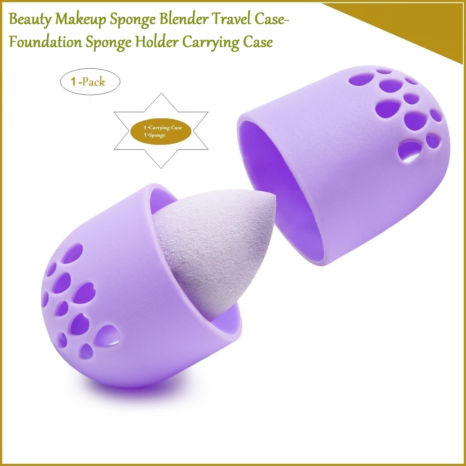 Beauty Makeup Sponge Blender Travel Case-Foundation Sponge H