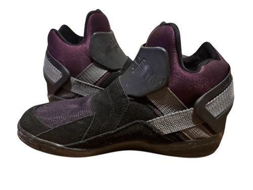Metroblade Rollerblade Men’s Sz 8.5 Boots Shoes Vintage 90s Hi-Tops Purple Black - Picture 4 of 9