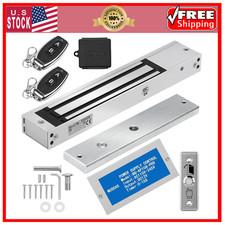 Magnetic Door Lock 600lb Kit System with Remote Control  Improper Locking Alert