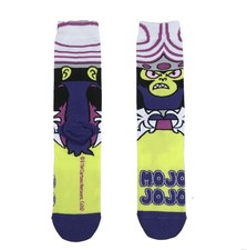Powerpuff Girls Mens Crew Socks Mojo jojo Full Body Image