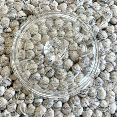 Pyrex P-81-C Clear Round Glass Replacement Lid. Vintage