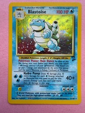 Blastoise - 2/130 - Base Set 2 - Pokemon Card - NM/LP
