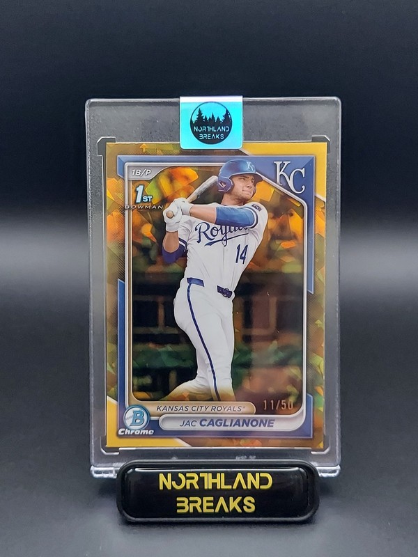 2024 Bowman Chrome Draft Sapphire Edition - Jac Caglianone #BDC-8 Gold /50 (RC)