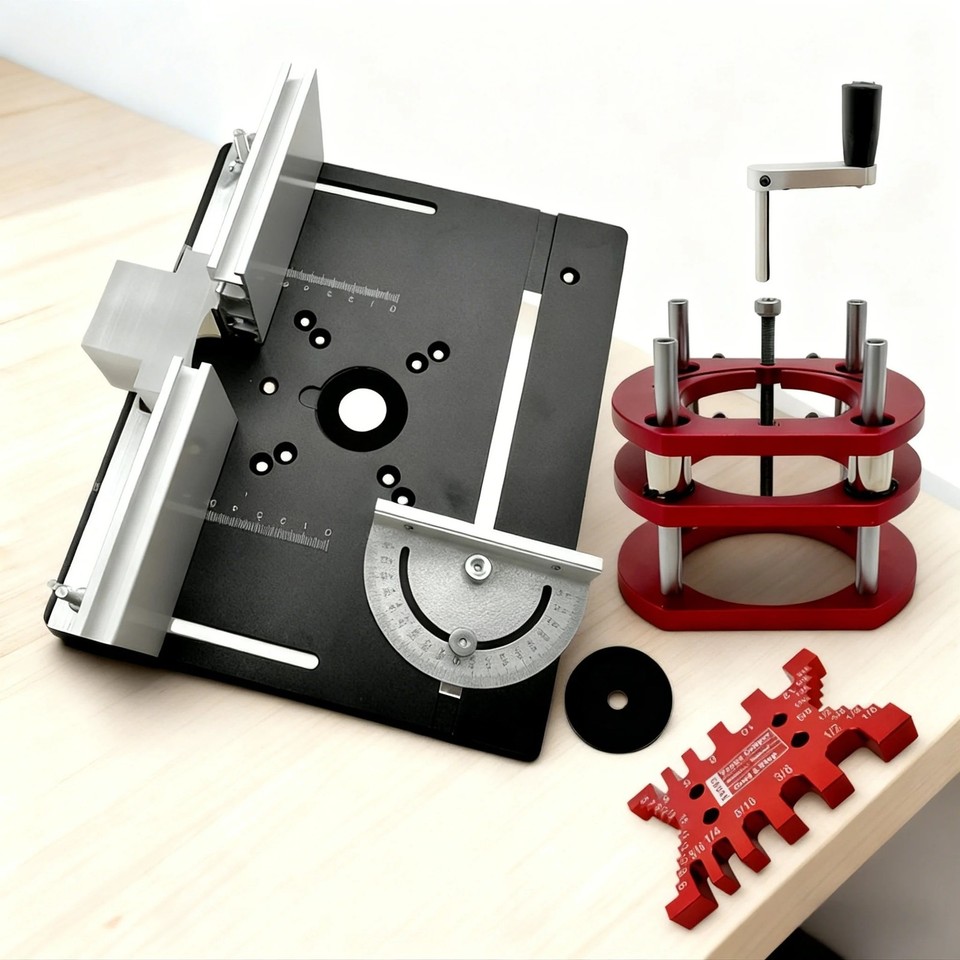 Manual Lifting Router Kit Router Table Insert Base Plate 9.45 x 7.87 in ...