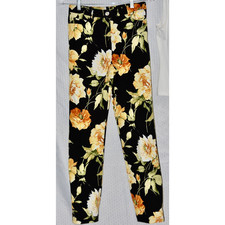 St. John Sport by Marie Gray Marigold Floral Straight Leg Pants Size 6 NEW  