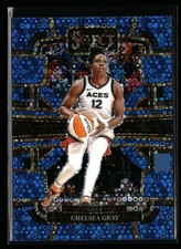 Chelsea Gray 2024 Panini Select WNBA #94 Prizms Light Blue Disco #/125 LV Aces