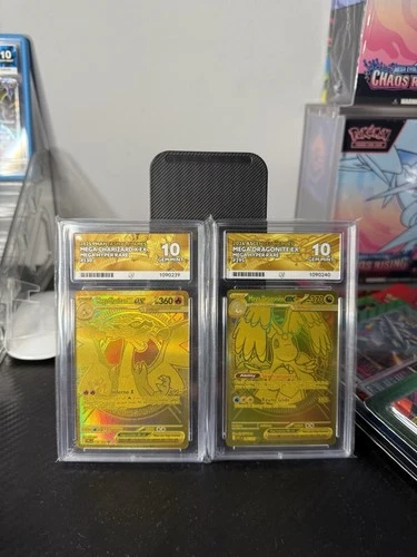 SEQUENTIAL ACE 10 Mega Charizard X EX 130/094 & ACE 10 Mega Dragonite 295/217