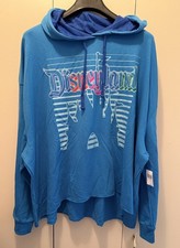Disney Parks Plus Size 3X Disneyland Blue Cropped Hoodie NWT