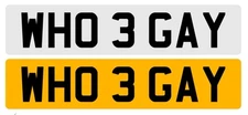 CHERISHED NUMBER PLATE BRO GAY DVLA RETENTION CAR REG PRIVATE FUNNY 