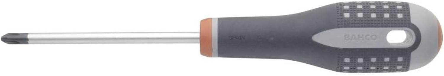 Bahco Ergo PH2 Phillips Screwdriver 27/222mm Multi-Colour 3-Component Handle - Image 3