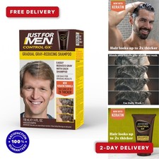 Just for Men Control GX Shampoo 4 Fl Oz Gradual Grey Reducing Hair Color