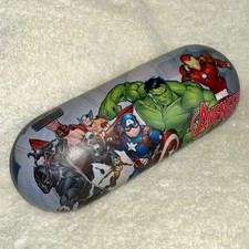 Marvel Avengers Hard Eyeglass Case Clamshell Sunglasses Cover Blue CalOptix
