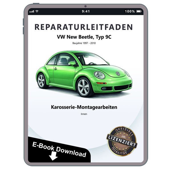 Vw New Beetle 97-10 Karosserie Montagearbeiten Innen Reparaturhandbuch Download-image