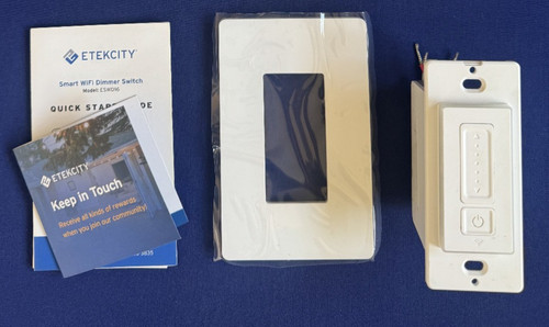 Etekcity Smart Dimmer Switch WiFi ESWD16 w/ RGB Night Light Alexa Google