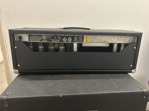 1974 Fender Bassman 100 Silverface Tube Amp Head Vintage Rare Works! - Afbeelding 8 van 21